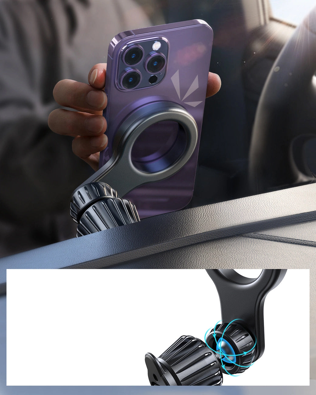 Auto Magnetni Držač Joyroom JR-ZS355 Air Vent, Univerzalan, Crni