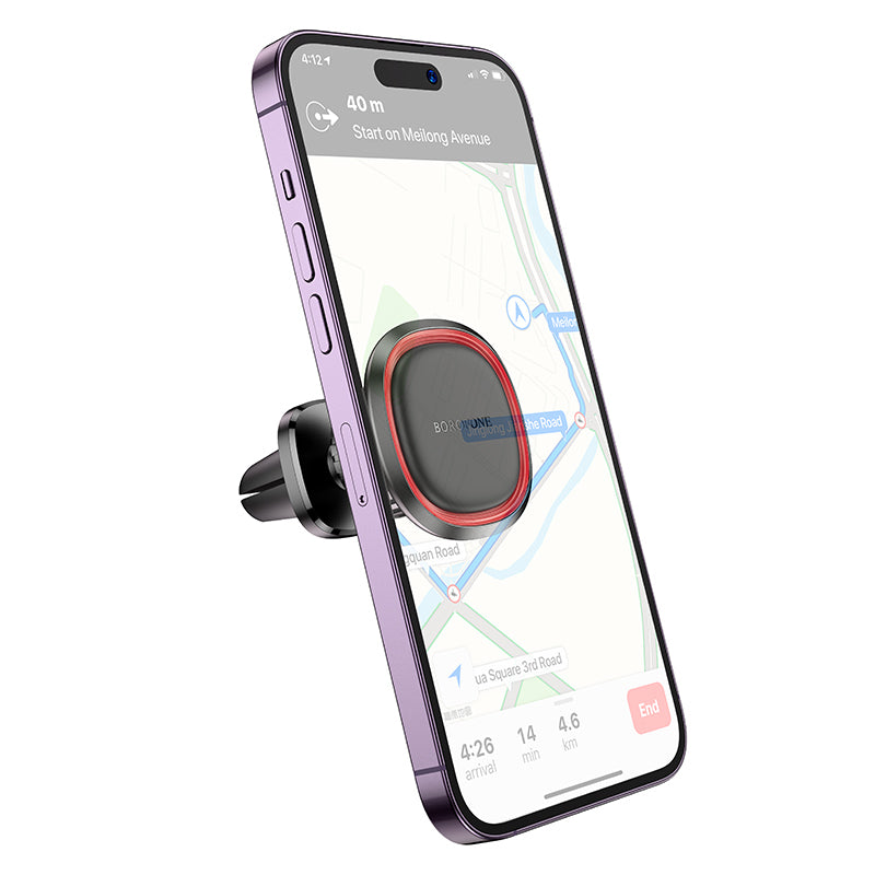 Univerzalni magnetni auto držač Borofone BH124 Roman, crni