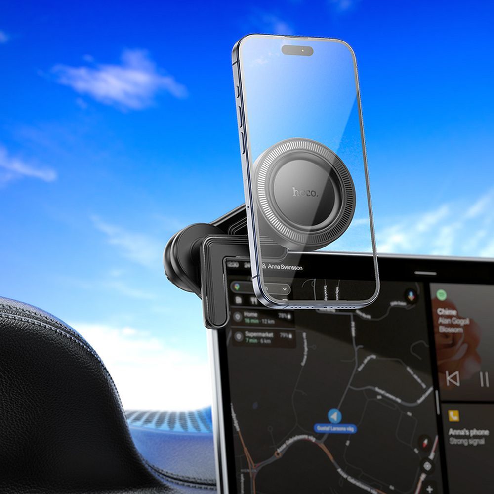 Auto Magnetni MagSafe Držač HOCO H57, Univerzalan, Crni