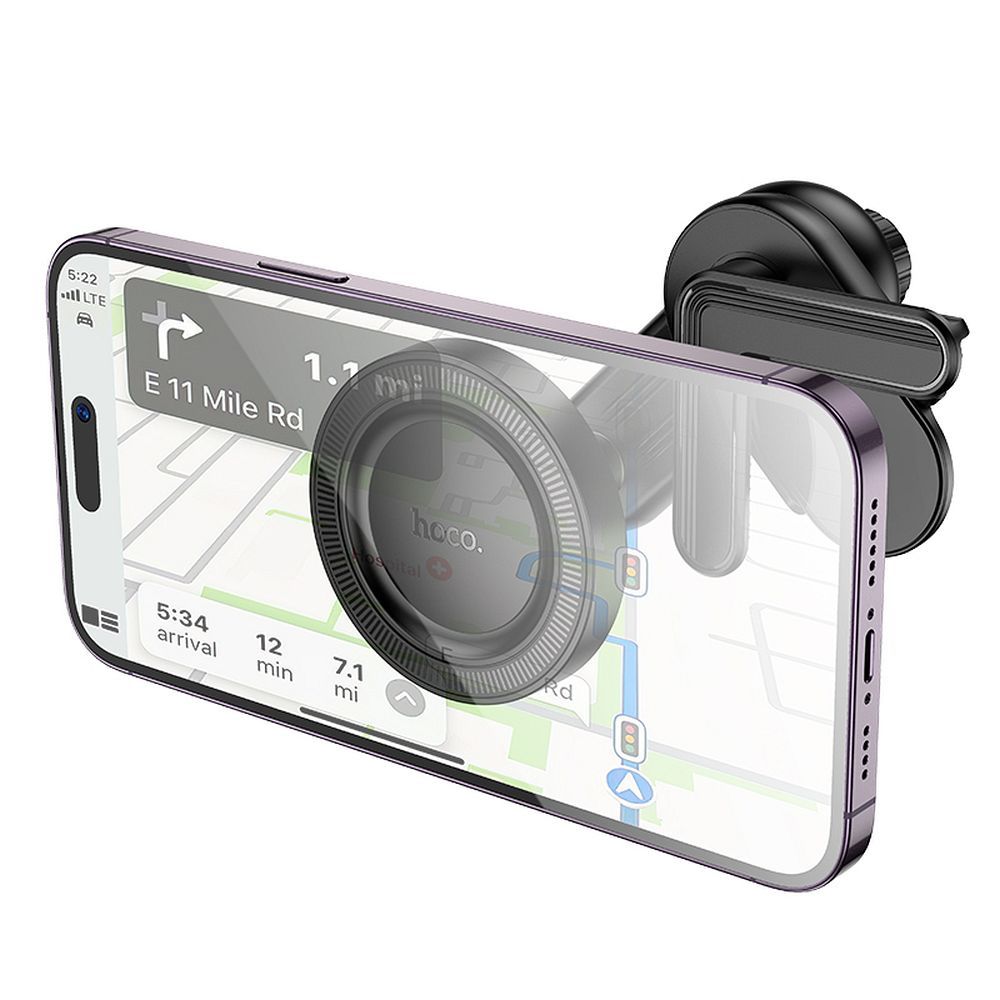 Auto Magnetni MagSafe Držač HOCO H57, Univerzalan, Crni