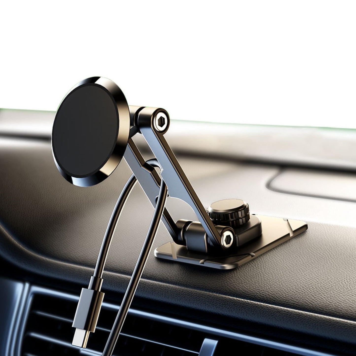 Univerzalni magnetni auto držač Setty Qualo, crni