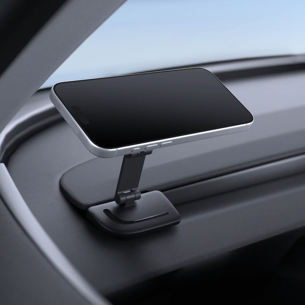 Spigen TAM110 magnetni držač za automobil za Tesla Y / 3 / Y L, crni ACP11873