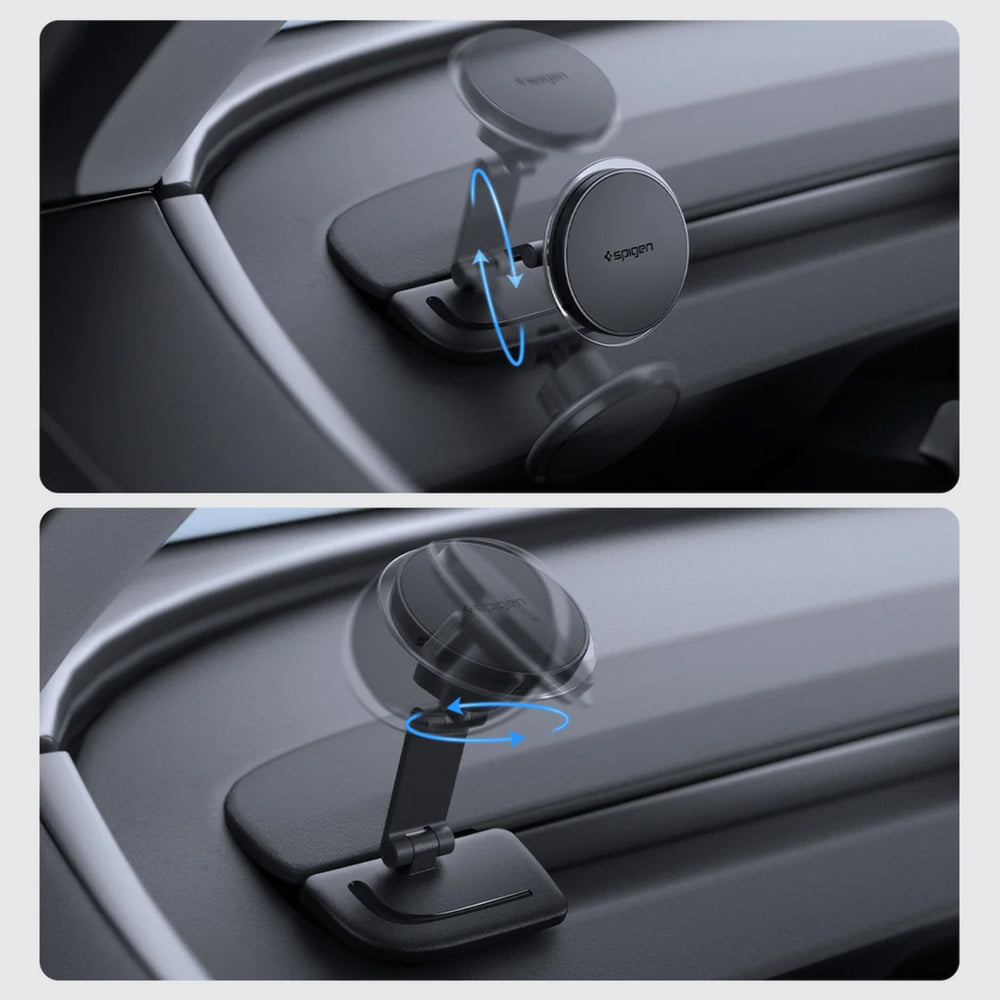 Spigen TAM110 magnetni držač za automobil za Tesla Y / 3 / Y L, crni ACP11873
