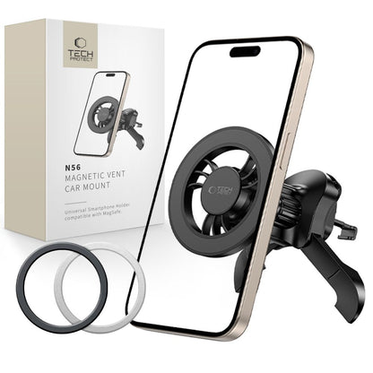 Auto Magnetni Držač Tech-Protect N56 Vent, Univerzalan, Crn