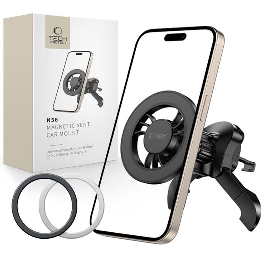 Auto Magnetni Držač Tech-Protect N56 Vent, Univerzalan, Crn