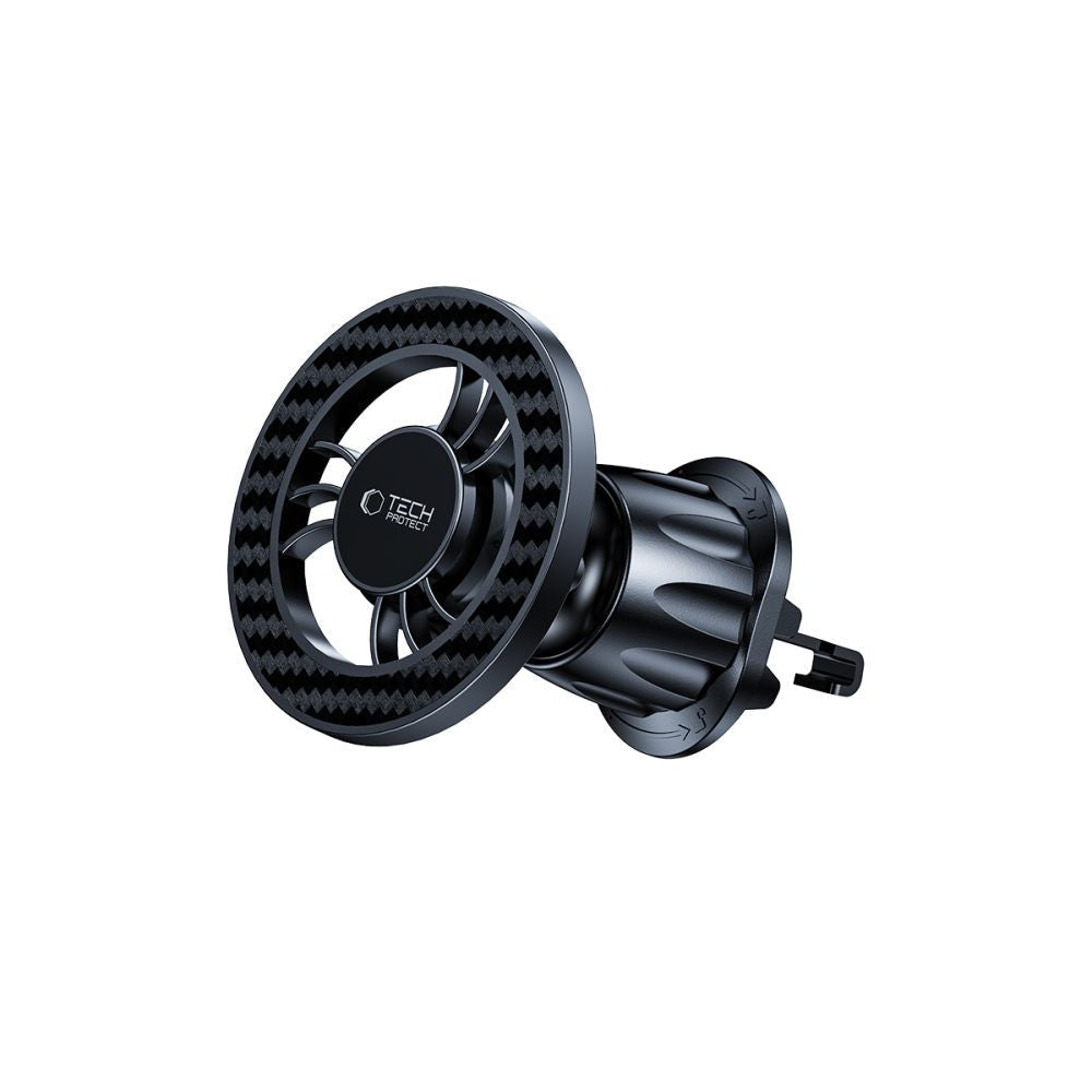 Auto Magnetni Držač Tech-Protect N56 Carbon Vent, Univerzalan, Crni