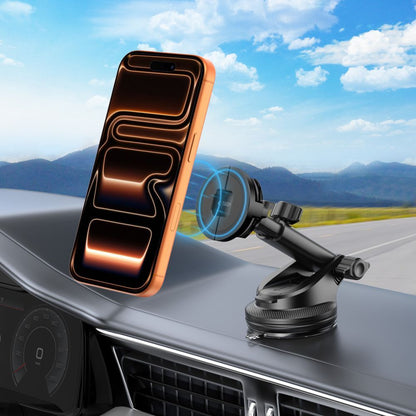 Auto magnetni nosač Tech-Protect N62 2in1, Univerzalan, Crni