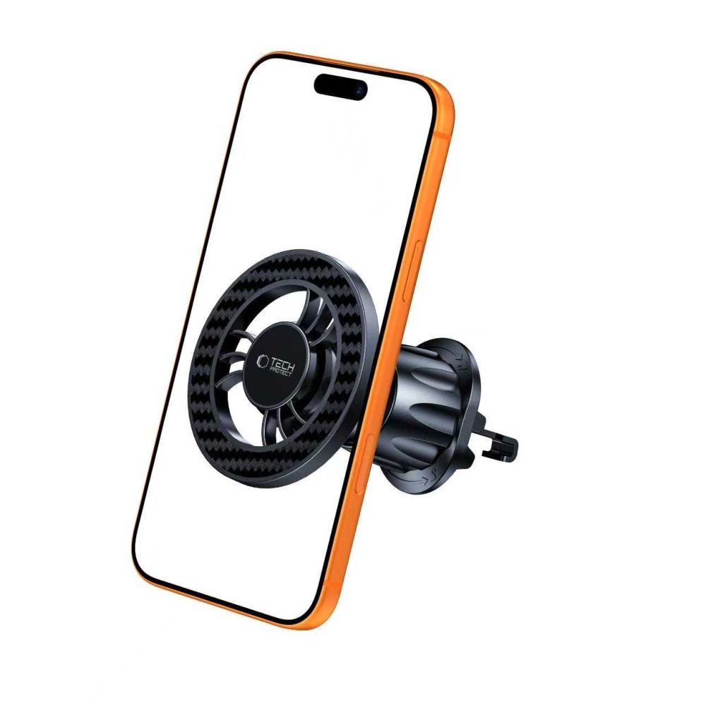 Auto Magnetni Držač Tech-Protect N56 Carbon Vent, Univerzalan, Crni