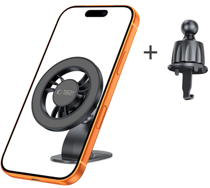 Univerzalni magnetni auto držač Tech-Protect N56 2in1 II, crni