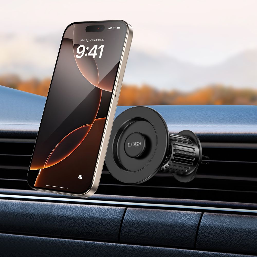 Auto Magnetni Držač Tech-Protect N58 Vent, Univerzalan, Crn