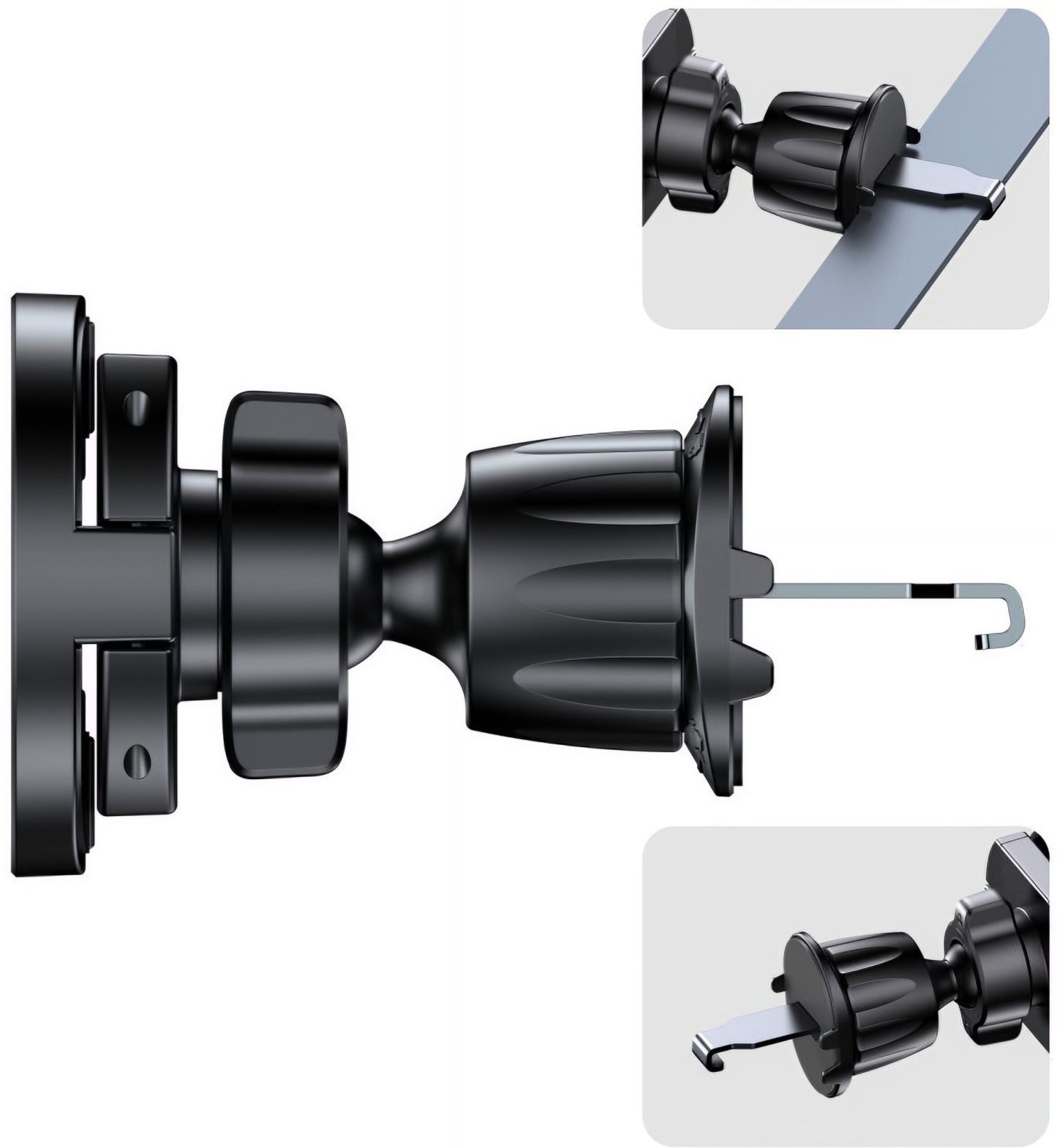 Auto magnetni nosač Tech-Protect N62 2in1, Univerzalan, Crni