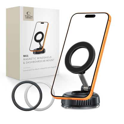 Auto Magnetni Držač Tech-Protect N61, Univerzalan, Crni