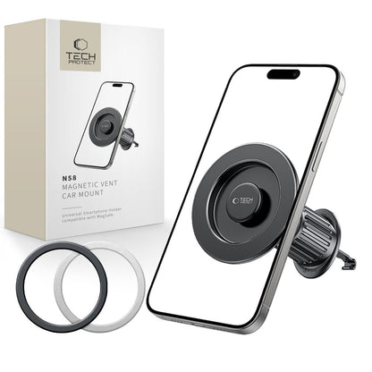 Auto Magnetni Držač Tech-Protect N58 Vent, Univerzalan, Crn