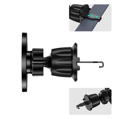 Auto Magnetni Držač Tech-Protect N56 Carbon Vent, Univerzalan, Crni