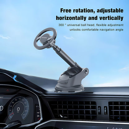 Auto Magnetni Nosac Techsuit S12, Univerzalan, Crni