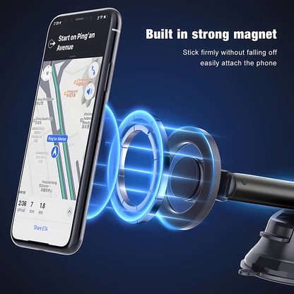 Auto Magnetni Nosac Techsuit S12, Univerzalan, Crni