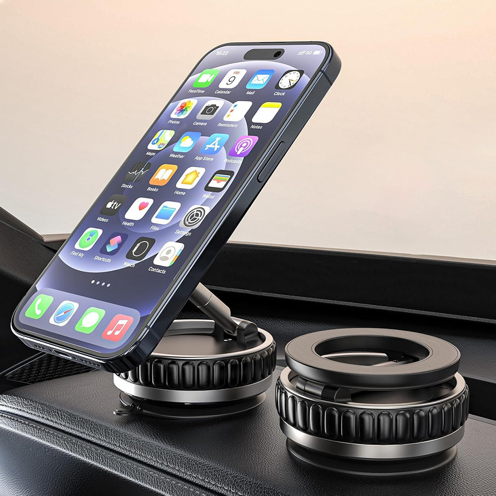 Auto Magnetni Nosac Techsuit S15, Univerzalan, Crn