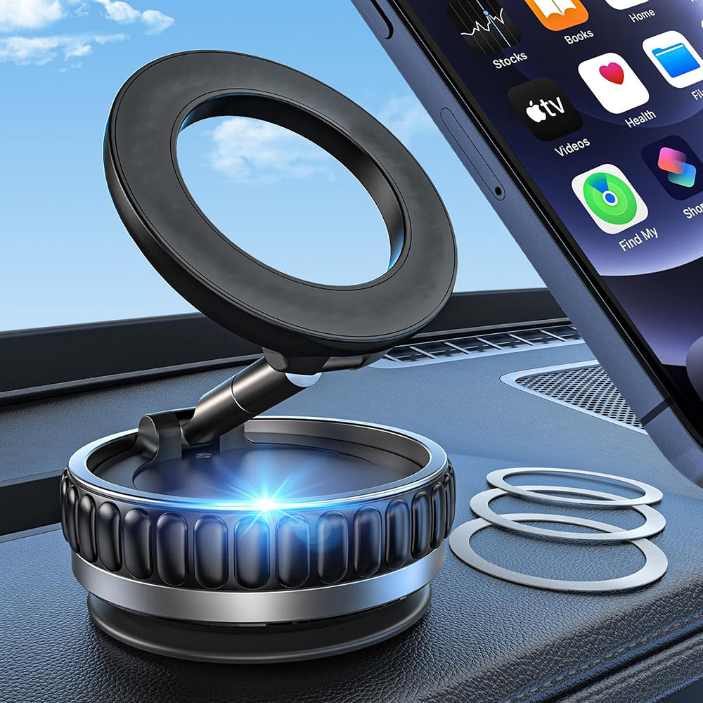 Auto Magnetni Nosac Techsuit S15, Univerzalan, Crn