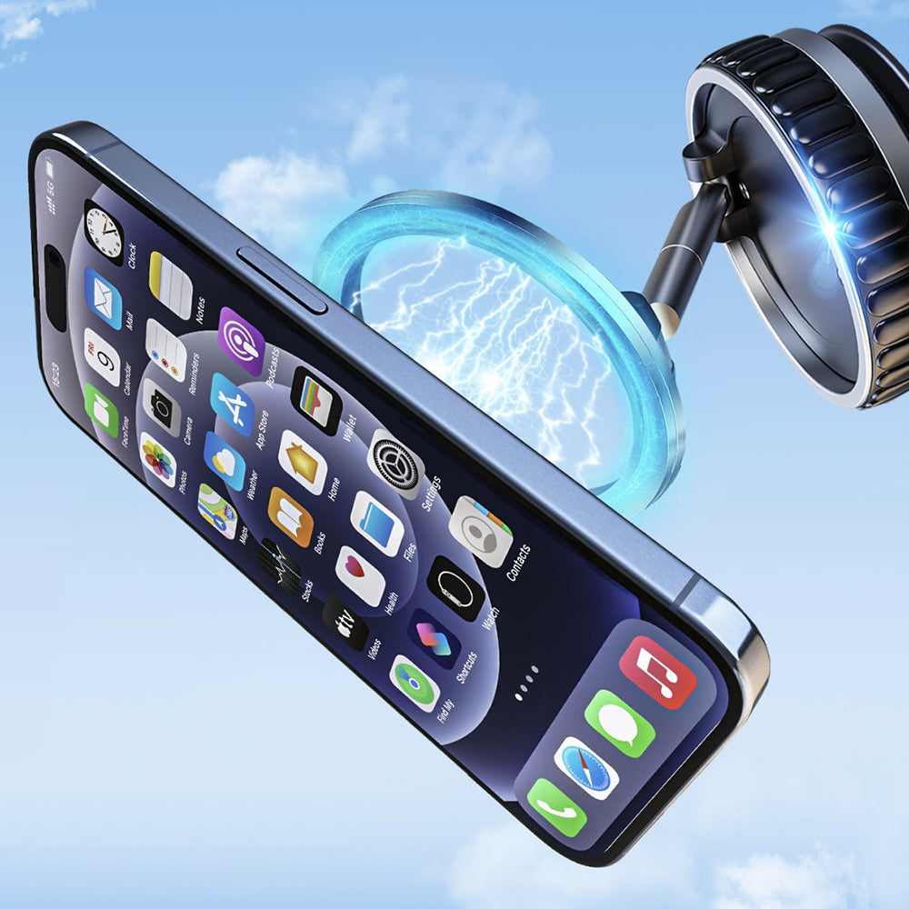 Auto Magnetni Nosac Techsuit S15, Univerzalan, Crn