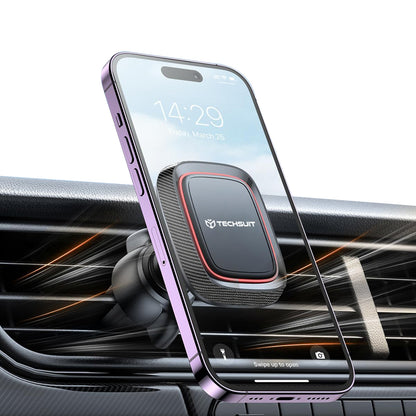 Auto nosač Magnetic Techsuit S4, Univerzalan, Crno Crveni