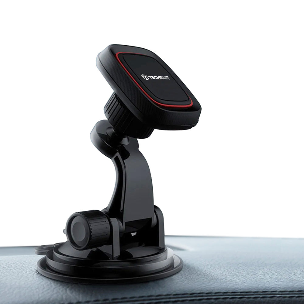 Auto nosač Magnetic Techsuit S6, Univerzalan, Crno Crveni