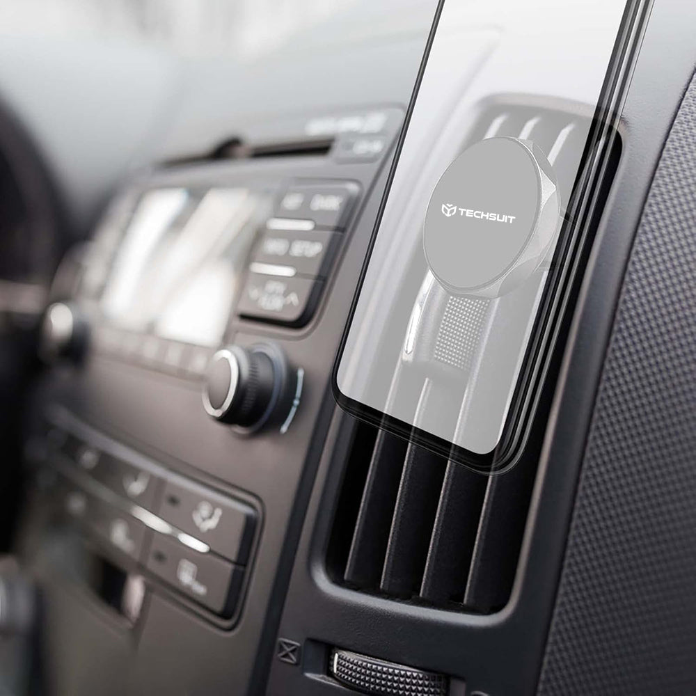 Auto Magnetni Nosac Techsuit S9, Univerzalan, Srebrni