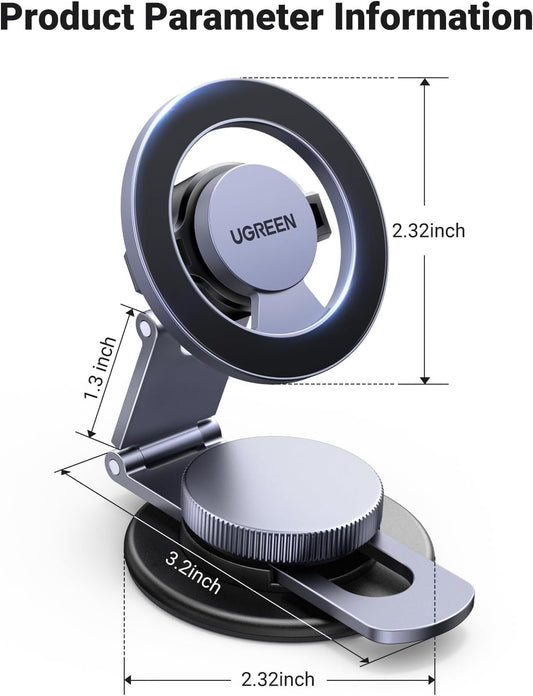 Magnetni Auto Držač UGREEN LP865, Univerzalan, Crni
