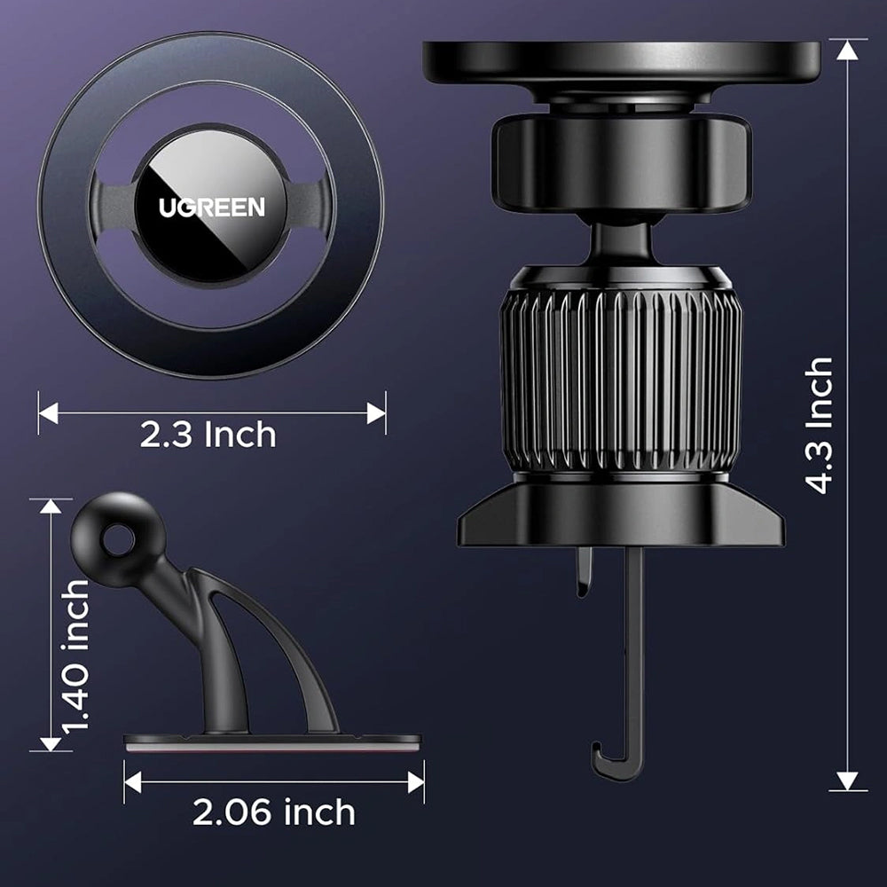 Auto Magnetni Držač UGREEN LP986 (85397), Univerzalan, Crn