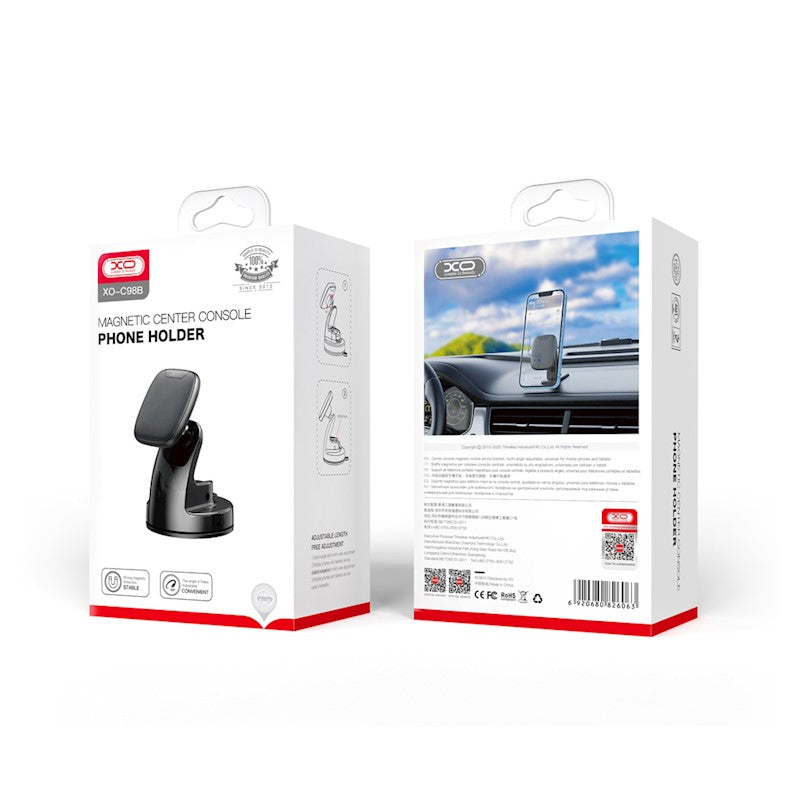 XO Design Magnetic Car Mount C98B, Universal, Black 