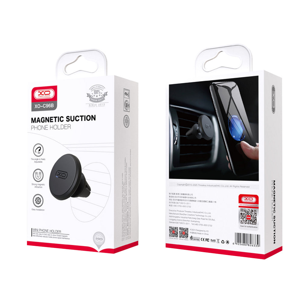 Auto Magnetni Držač XO Design C96B, Univerzalan, Crn