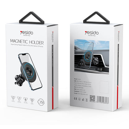 Auto Magnetni Držač Yesido C156, Univerzalan, Crn