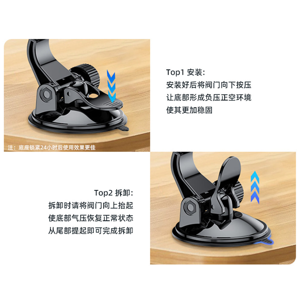 Auto Magnetni Držač Yesido C177, Univerzalan, Crn