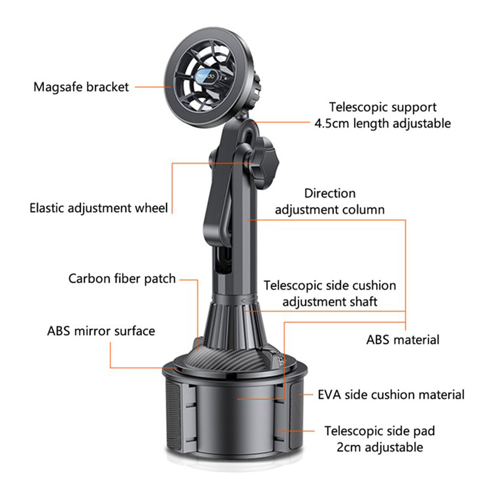 Auto Magnetni Nosac Yesido C200, Univerzalan, Crni