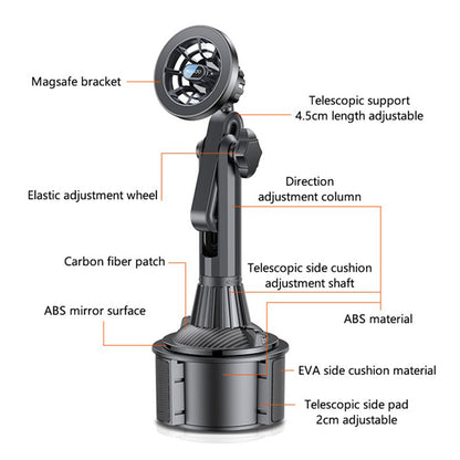 Auto Magnetni Nosac Yesido C200, Univerzalan, Crni