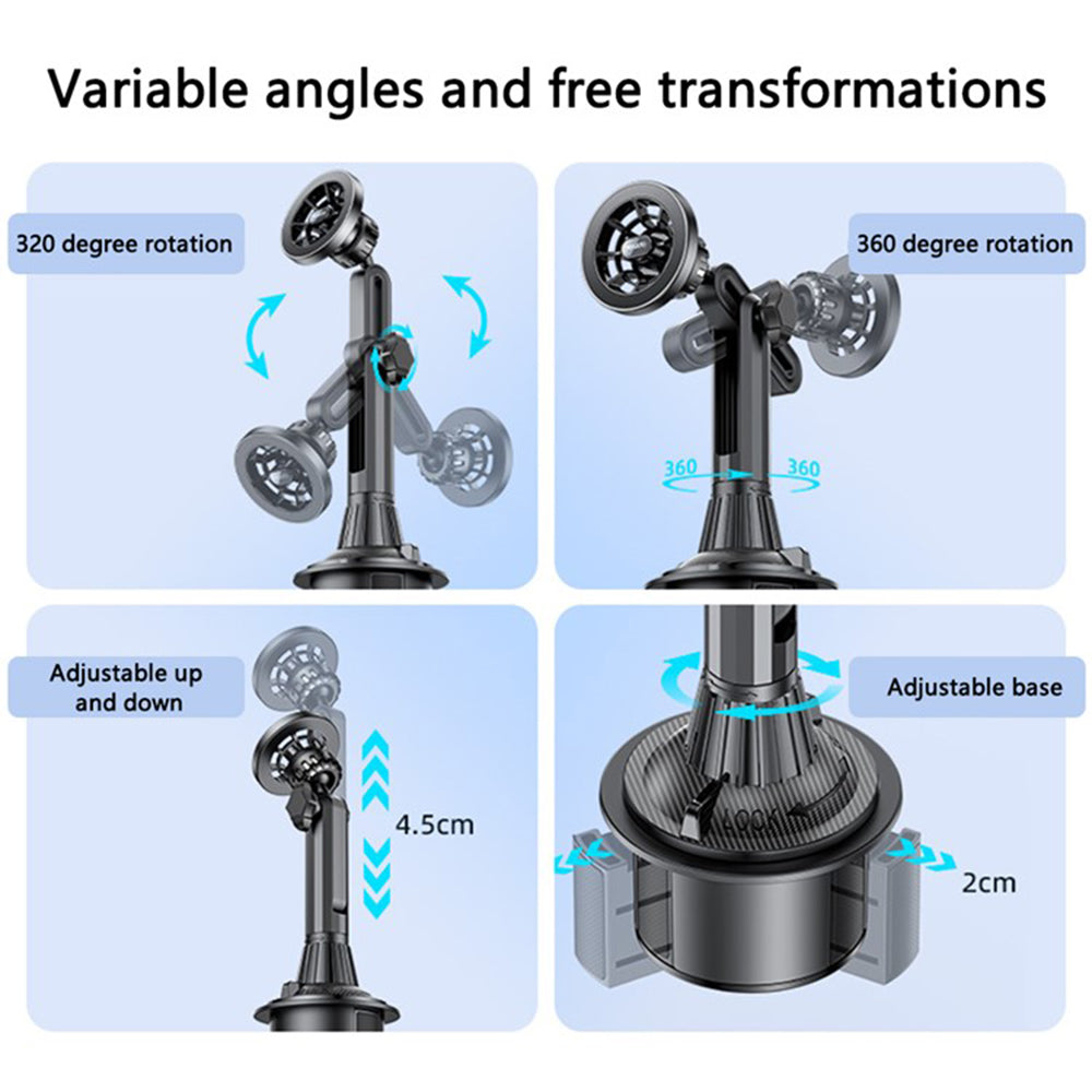 Auto Magnetni Nosac Yesido C200, Univerzalan, Crni