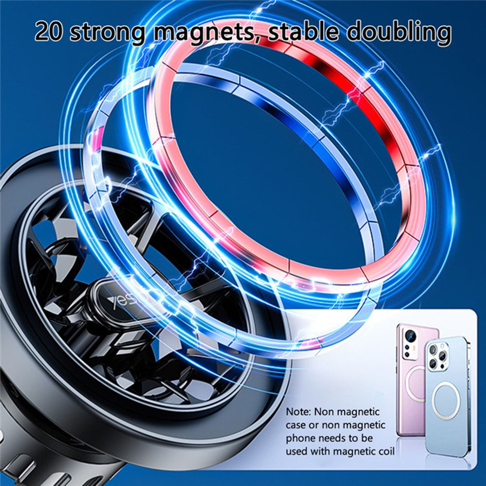 Auto Magnetni Nosac Yesido C200, Univerzalan, Crni