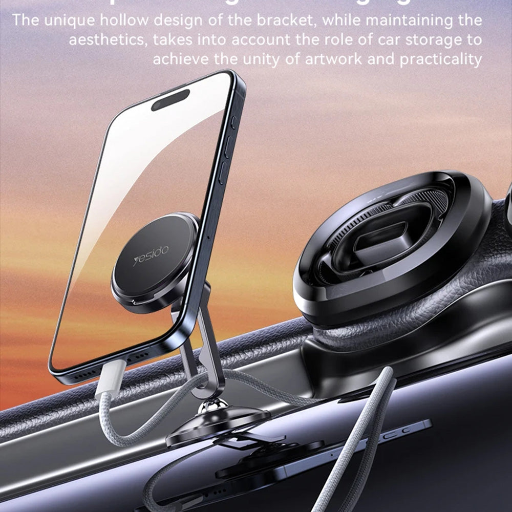 Magnetni Auto Držač Yesido C210, Univerzalan, Crni