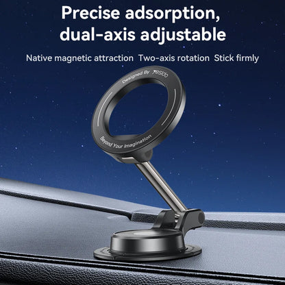 Magnetni auto nosač Yesido C218, Univerzalan, Crn