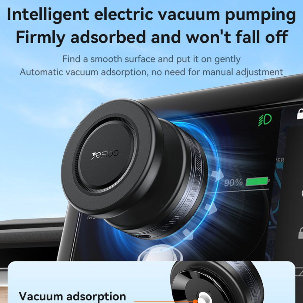 Auto Magnetni Nosac Yesido C224, Univerzalan, Crni