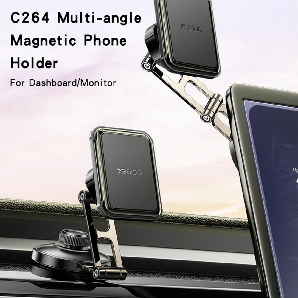 Auto Magnetni Držač Yesido C264, Univerzalni, Crni