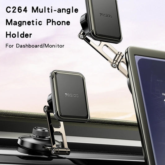 Auto Magnetni Držač Yesido C264, Univerzalni, Crni