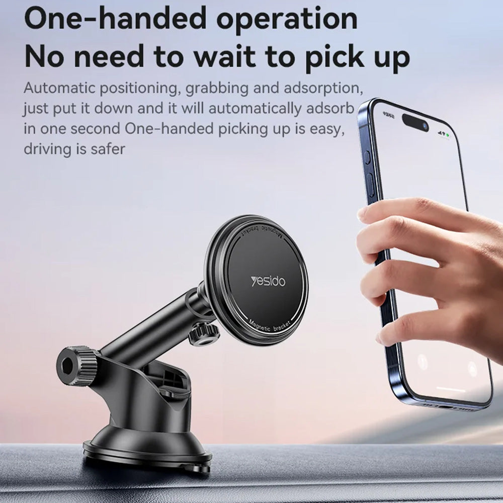 Magnetni Auto Nosac Yesido C269, Univerzalni, Crni