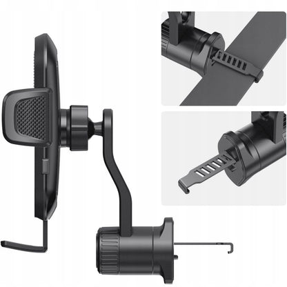Auto nosač Tech-Protect V8 Rotary Vent, Univerzalan, Crn