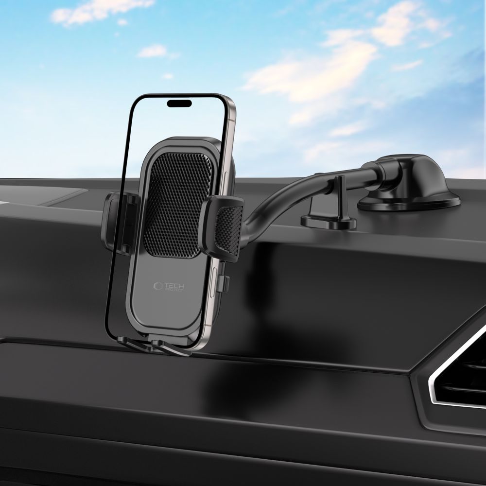 Auto nosač Tech-Protect V8-2 2in1, Univerzalan, Crn