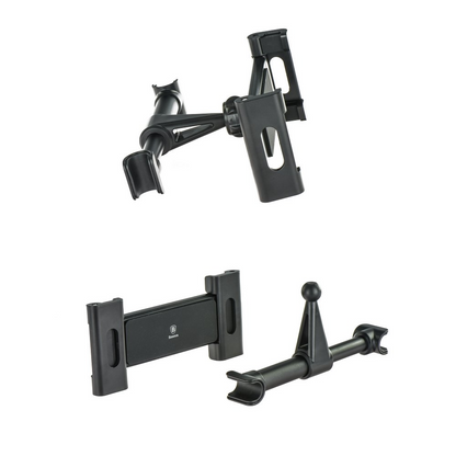 Auto držač za naslon za glavu Baseus BackSeat za telefon / tablet, 4.7inch - 12.9inch, crni, obnovljen SUHZ-01