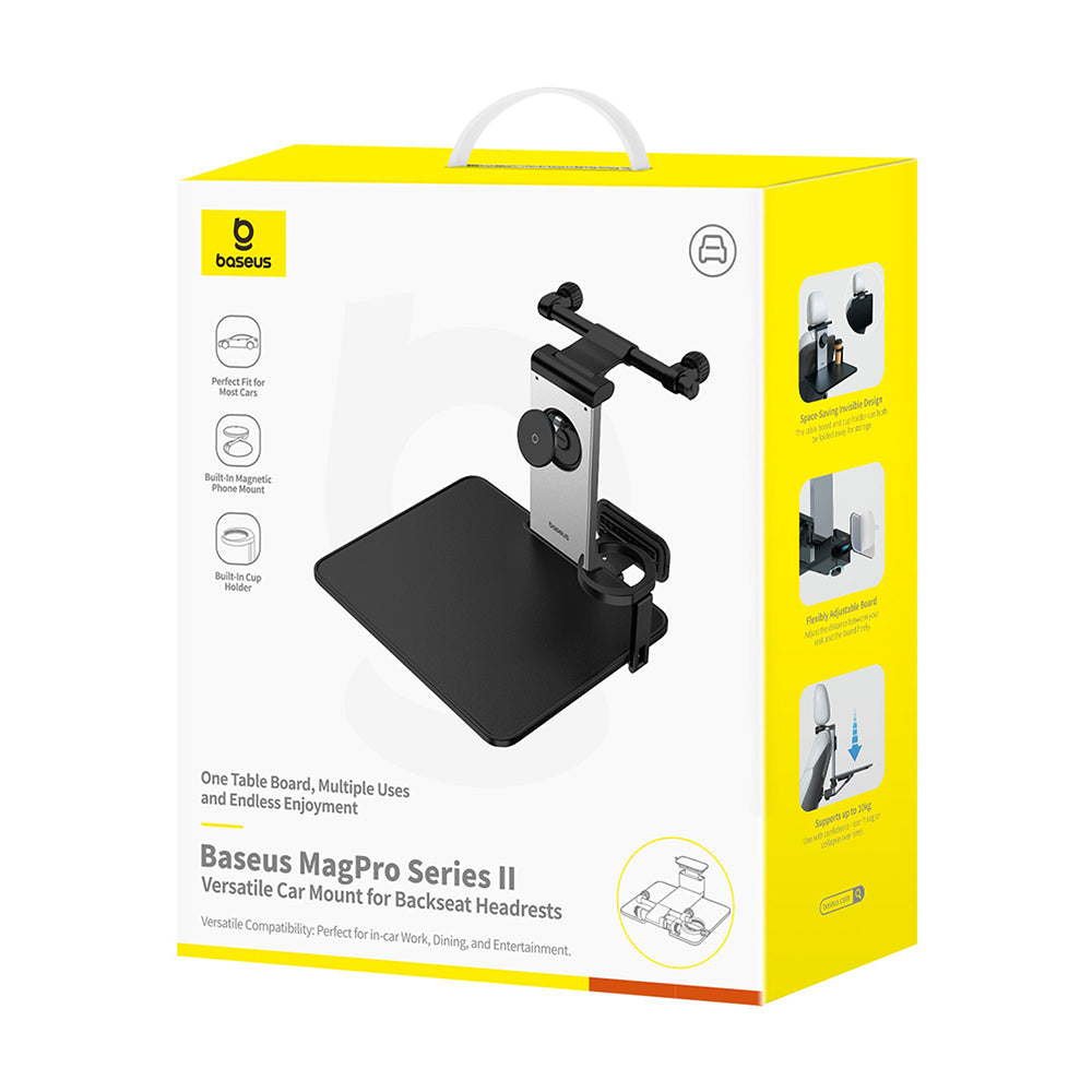 Auto nosač Magnetni Naslon za glavu Baseus MagPro II, Univerzalni, Crni C40272901121-00
