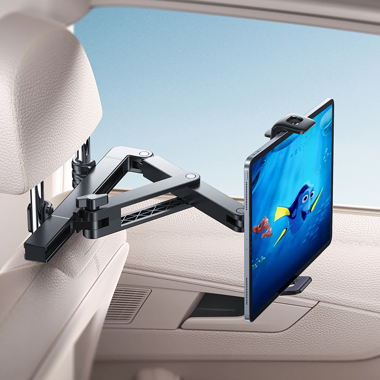 Držač za auto naslon za glavu Joyroom JR-ZS433 za telefon / tablet, 4.7 inča - 13 inča, crna