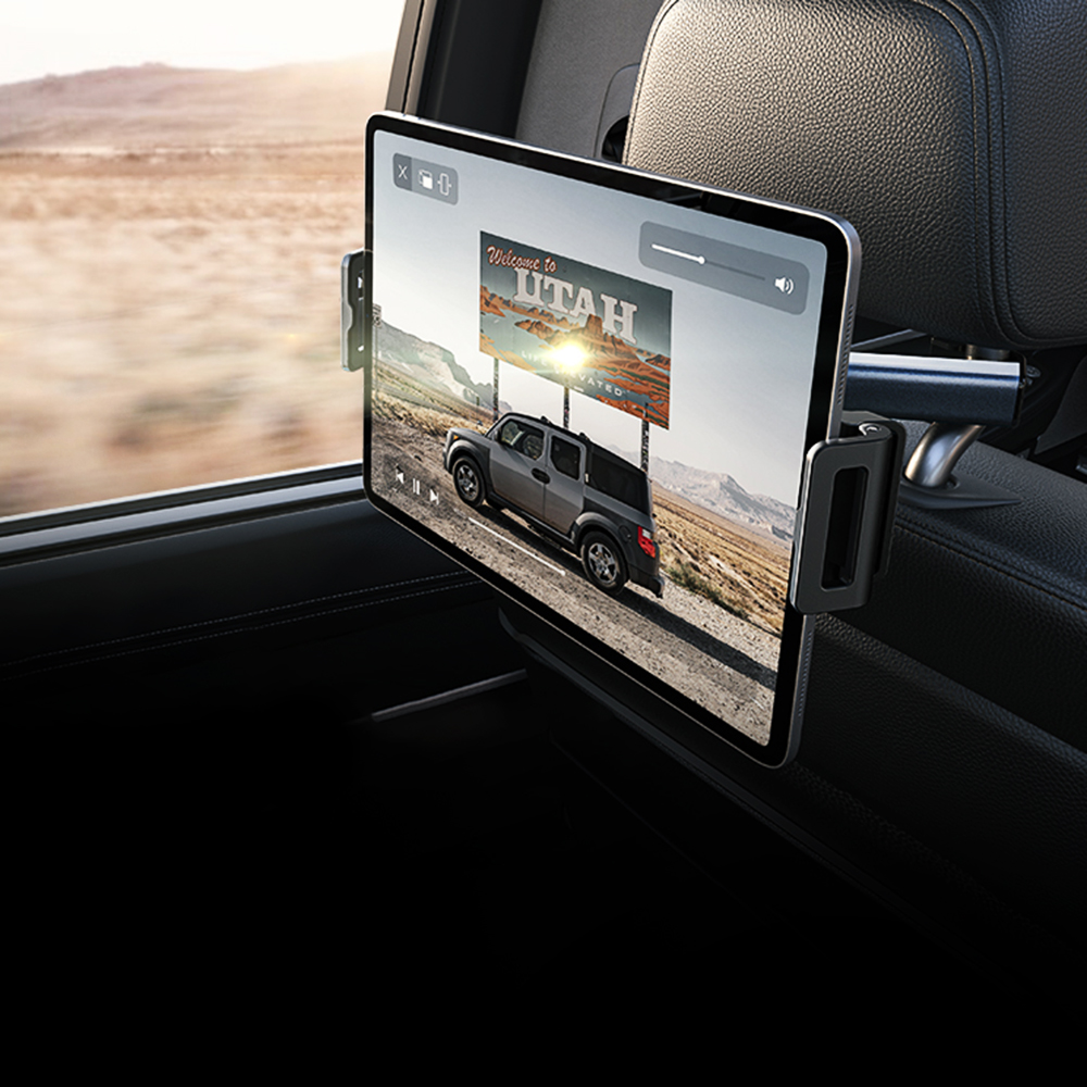Auto držač za naslon za glavu Lisen za telefon / tablet, 4.7inch - 12.9inch, crni, obnovljen YL0221030002