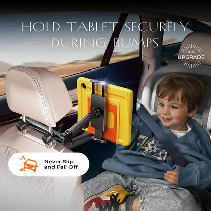 Auto nosač za naslon za glavu Lisen za telefon / tablet, 4.7inch - 12.9inch, crni YL0423090004