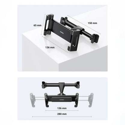 Auto nosač za naslon za glavu UGREEN LP160 (60108), 4.7inch - 12.9inch, Crni
